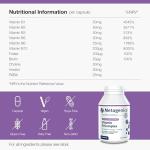 Metagenics High Strength Vitamin B Complex - Reduction of Tiredness and Fatigue - Supplement with Folate, Vitamin B6 + B12, Inositol & Choline - 90 Capsules