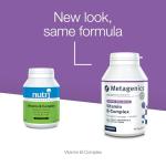 Metagenics High Strength Vitamin B Complex - Reduction of Tiredness and Fatigue - Supplement with Folate, Vitamin B6 + B12, Inositol & Choline - 90 Capsules