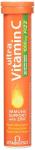 Vitabiotics Ultra Vitamin C Effervescent, Dissolvable with Zinc, Orange Flavour, 20 Tablets, Pack of 1