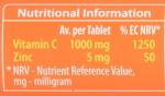 Vitabiotics Ultra Vitamin C Effervescent, Dissolvable with Zinc, Orange Flavour, 20 Tablets, Pack of 1