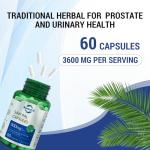 Prostate Support Supplement, Saw+ Prostate Supplement for Men | Relieve Urinary Discomfort in Men, 1 Months Supply, 60 Capsules