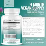 Milk Thistle Extract 10000mg - High Potency 400mg Silymarin per Capsule - 120 Capsules (Not Tablets) with Black Pepper Extract - Vegan Liver Support Supplement - 4-Month Supply - Made in UK