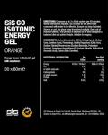 Science In Sport GO Isotonic Energy Gels, Running Gels with 22 g Carbohydrates, Low Sugar, Orange Flavour, 60 ml Per Serving (30 Pack)