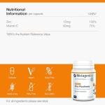 Metagenics Zinc Picolinate - for Immune System, Skin, Vision & Bones - with Vitamin C - 90 Capsules