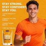 NavoSupply-Pumpkin Seed Oil 3000mg - 100% Cold Pressed | 80% Linoleic & Oleic Acid | 180 Softgels, Naturally High in Essential Fatty Acids