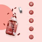 Iron Gummies with Vitamin C - 38mg per Serving - 120 Gummies - 2 Months Supply - Natural Peach Flavour - 2 per Day - Ferrous Fumarate Form - Vegan & Gluten-Free - Iron Supplements for Women & Men