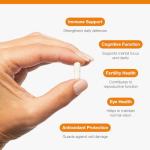 Metagenics Zinc Picolinate - for Immune System, Skin, Vision & Bones - with Vitamin C - 90 Capsules