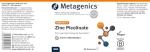 Metagenics Zinc Picolinate - for Immune System, Skin, Vision & Bones - with Vitamin C - 90 Capsules