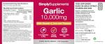 High-Strength Garlic Capsules | Supports Heart, Normal Blood Circulation & Immune Health | with Vitamin C, Iron & Thiamine | Vegan Friendly | 180 Capsules = 3 Months’ Supply | UK Made