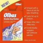 Olbas Breathe Easy Patches - Soothing Vapours For Easy Breathing - Suitable for Children Over 3 Years - 6 Patches