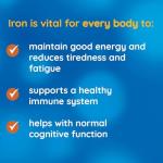 Spatone 100% Natural Iron Supplement (28 Sachets), Daily Convenient Liquid Iron Sachets, Nothing Artificial, Better Absorption than Tablets, Less Side Effects, Original Flavour