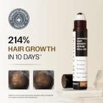 Bare Anatomy Advanced Hair Density Roll-On 3% Redensyl + 4% Anagain + 2% Baicapil + 5% Rosemary, Rice Water, Biotin & Saw Palmetto Reduces Hair Fall, Supports Hair Growth Black 25 ml