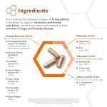 Nutravita Ashwagandha KSM-66 7200mg Before Extraction, Relax Complex with Magnesium, Lion's Mane L-Tryptopha, Supports Relaxation, Mental Wellbeing & Reduction in Fatigue - 120 Capsules