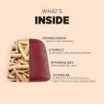 Ashwagandha Gummies 90,000mg Per Bottle | High Strength with Vitamin B6 & D3 | 1500mg x 60 Vegan Gummies | Natural Berry Flavour | Horbaach