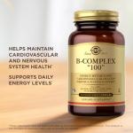 Solgar Vitamin B-Complex Vegetable Capsules, Count of 50 (Extra High Potency), (Pack of 1)