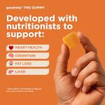 Goodvita TMG Gummies x60 | TMG (Betaine) Supplement High Strength 1000mg | Added Vitamin B6, B12 + Folic Acid | Citrus Orange Flavour | 1 Month Supply | Heart Health + Performance | Trimethylglycine