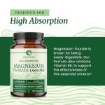 Magnesium Taurate 1900MG | Heart Health & Nervous System Support | 150MG Elemental Magnesium Per Serving | High Absorption Mag Taurate with Vitamin B6 & BioPerine | Non-GMO | 60 Ct (1 Month Supply)