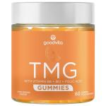 Goodvita TMG Gummies x60 | TMG (Betaine) Supplement High Strength 1000mg | Added Vitamin B6, B12 + Folic Acid | Citrus Orange Flavour | 1 Month Supply | Heart Health + Performance | Trimethylglycine
