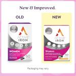 Active Iron Supplement 17 mg + Multivitamin for Women – Clinically Proven to Increase Energy & Reduce Tiredness – Gentle, Non-Constipating Iron + Women’s Multivitamin – 30 Capsules + 30 Tablets