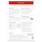 Healthspan IronCare (120 Tablets) | for Healthy Blood, Energy & Immunity | 14mg Iron | Stomach Friendly Complex | Added B Vitamins | Easy-Swallow | Vegan