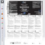 Magnesium Citrate 1480mg - 240 Vegan Capsules - 4 Month Supply - Providing 444mg Elemental Mag - Capsules not Tablets - High Strength Supplement - Made in The UK - Nu U Nutrition