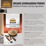 Ausha Organic Ashwagandha Root Powder 500g - for Stress and Anxiety Relief, Energy, Sleep Aid - UK Certified Organic by Soil Association - Source of Vitamins and Minerals - Adaptogen
