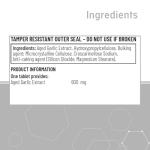 Quest - 120x Kyolic Garlic Tablets. High Strength 600mg Odourless Aged Garlic Extract for Heart, Immune, Digestive & Cognitive Health. Daily Dietary Supplement. Vegan & Gluten-Free (Pack of 1)