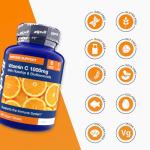 Zipvit Vitamin C 1000mg, 180 High Strength Vitamin C Tablets with Rosehip & Bioflavonoids, Vegan VIT C Supplement, Supports The Immune System and Reduction of Tiredness and Fatigue