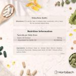 Odourless Garlic Capsules 45,000mg | 180 Softgels | High Strength Deodorised Garlic Oil Extract | by Horbaach