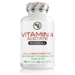 Nutriodol Vitamin A 10,000IU | 365 Easy to Swallow Tablets | High Strength | for Normal Skin, Eyes & Immune System | Clean Formula by Nutriodol.