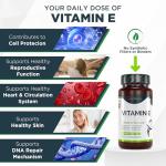 Best Immune, 100% Vitamin E 500iu Improved Formula 100 Vegan Capsules Highest bioavailability