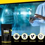 Nuke Nutrition COQ10 Supplement 100mg | 60 Co Enzyme CQ10 High Strength Capsules | Powerful Antioxidant for Heart and Cardiovascular Health | Co Enzyme Q 10 High Absorption | Vegetarian Friendly