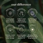 Fushi Organic Red Ginseng Capsules, 60 Caps | Fresh-Ground Whole Food | Boosting Herb for Cholesterol & Immune System | For Vegetarians & Vegans | Bio-dynamically Grown | Made in the UK