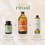 Fushi Organic Red Ginseng Capsules, 60 Caps | Fresh-Ground Whole Food | Boosting Herb for Cholesterol & Immune System | For Vegetarians & Vegans | Bio-dynamically Grown | Made in the UK