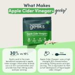 Apple Cider Vinegar Capsules 15,000mg with Mother & 30% Acetic Acid - Enhanced with Chromium & Cayenne Pepper - 90 Vegan Capsules (Not Apple Cider Vinegar Gummies or Liquid), Teeth Friendly - UK Made