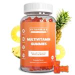 Vitammies Vegan Multivitamin Gummies for Women & Men | 3 Months Supply | 18 Multivitamins & Minerals | 90 Vitamin Gummies | Vitamin C, A, D, B, Biotin & Zinc | Chewable Vitamins for Adults