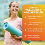 Korean Ginseng 4000mg | Supports Mental & Physical Wellbeing | with Vitamin B6 & Zinc | Contributes to Immune Function | 180 Tablets = 3-Months Supply | GMP Certified & UK Made