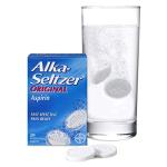 Alka-Seltzer Original Effervescent Tablets with Aspirin, Fast and Effective Pain Relief for Cold and Flu, 1 Pack of 20