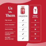 Iron Gummies with Vitamin C - 1-Month Supply - 20mg High Strength Alternative to Iron Tablets & Drops - Supplements for Women & Men - Immune System & Energy Booster - Novomins