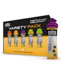 Science In Sport GO Isotonic Energy Gels, Running Gels with 22g Carbohydrates, Low Sugar, Variety Pack of Assorted Flavours, 60ml Per Serving (15 Pack)