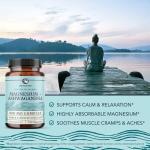 Magnesium Ashwagandha | Stress Relief & Rest for Adults | Relax, Reset, Support Calm Mood & Muscle Health with Magnesium Citrate & Oxide 400 mg + Ashwagandha 500 mg | Calming Supplements | 120 Ct