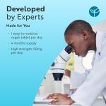 Nutravita Zinc Tablets 50mg – 120 High Strength Vegan Tablets (4 Months Supply) – Highly Absorbable Zinc Supplements for Maintenance of Normal Immune System, Bones, Hair, Skin & Nails – Made in UK