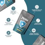 Zinc 100mg 120 Tablets Max Strength | Immune Function, Fertility & Healthy Bones, Vision, Hair, Nails and Skin | Zinc Citrate Supplement | Vegan UK Made | GMP Approved | MOBU