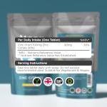 Zinc 100mg 120 Tablets Max Strength | Immune Function, Fertility & Healthy Bones, Vision, Hair, Nails and Skin | Zinc Citrate Supplement | Vegan UK Made | GMP Approved | MOBU