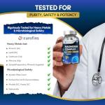 Magnesium 6-in-1 Complex, 2325mg with Magnesium Glycinate, Citrate, Malate, Oxide, Taurate and Orotate - Muscle, Nerve & Energy Support - High Absorption 390mg Elemental - 120 Capsules by HealthEssent