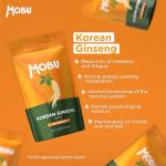 Korean Ginseng Max 3125mg 120 Tablets | High Strength Panax Red Ginseng | Cognitive Health & Endurance | GMP Approved | Vegan Letterbox Friendly | MOBU UK
