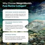 Pure Marine Collagen Supplements for Women & Men - 120 Capsules - 1200mg Per Serving - 2 Months Supply- Highly Bioavailable Type 1 & 3 Hydrolysed Fish Collagen Peptides