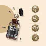 WeightWorld Black Garlic Capsules 15000mg | 6 Months Supply | 180 Capsules | Highly Concentrated Black Garlic Extract (100:1) | 1 per Day | Vegan, Non-GMO & Magnesium Stearate-Free | Made in The UK