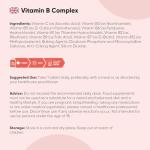 Vitamin B Complex Supplement - 365 Tablets - 1 Year Supply - with All 8 B Vitamins & C - 1 Tablet-a-Day - Non-GMO, Gluten-Free & Vegan-Friendly - for Men & Women