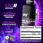 EFX Sports Kre-Alkalyn EFX | pH Correct Creatine Monohydrate Pill Supplement | Strength, Muscle Growth & Performance | 120 Servings, 240 Capsules